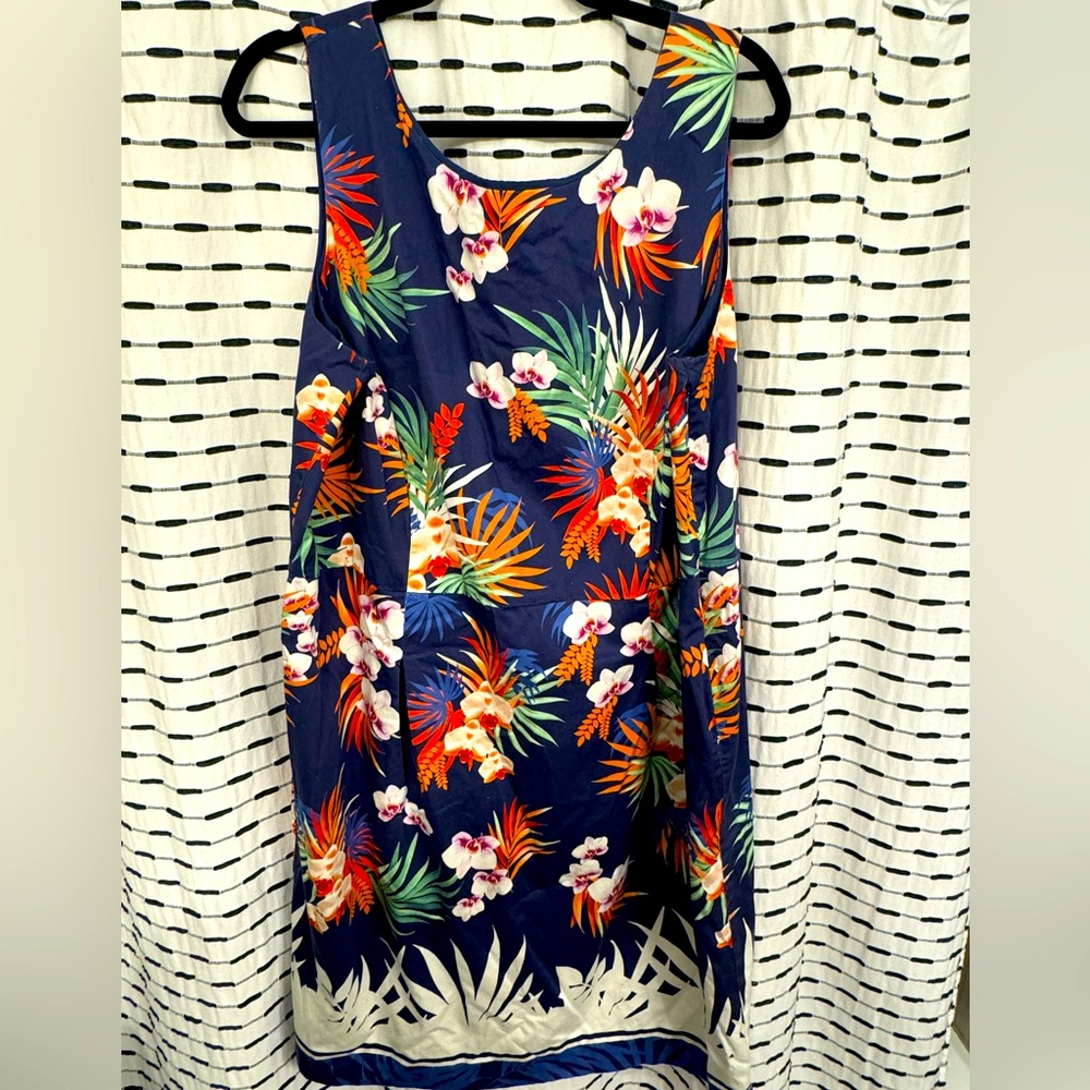 🌺 Beautiful Talbots Hawaiian Print Dress • EUC Size 18W